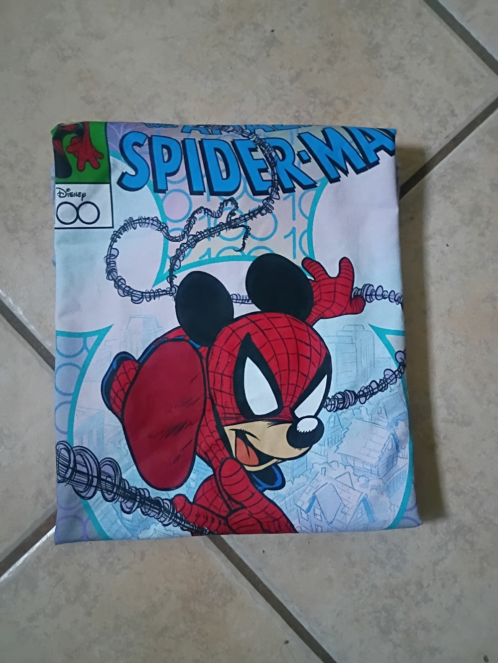 Disney Spider-Man Mickey Mouse Bedding - Red, Black, Blue